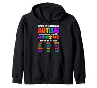 National Autism Awareness Month Autistic Kids Awareness Sudadera con Capucha