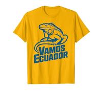 National Cheer Vamos Ecuador Pride Country Flag Spirit Game Camiseta