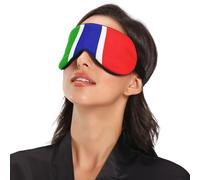 National Flag of The Gambia - Fundas para ojos esenciales de viaje con banda elástica ajustable, opacas con correa ajustable, fundas para ojos, viajes, siesta, yoga