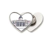 National Gallery in London - Broche de metal con diseño de corazón