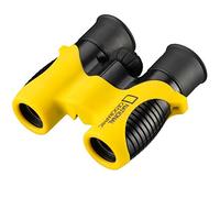 National Geographic 6x21 Prismáticos para Niños, Negro | 6 aumentos, campo visual 116 m, vidrio BK7, robustos y compactos, forma ergonómica, peso 184 g, funda incluida