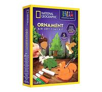 National Geographic Adorno de arcilla seca al aire para niños, artes y manualidades para niños con arcilla de modelado, plantillas y herramientas de arcilla, regalos de arcilla autocurable para