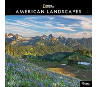 National Geographic: American Landscapes 2026 Wall Calendar