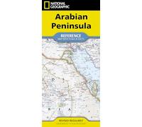 National Geographic Arabian Peninsula Map: (folded with flags and facts)