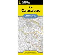 National Geographic Caucasus Map (Folded with Flags and Facts)