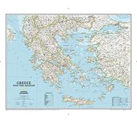 National Geographic Greece Wall Map - Classic (30.25 X 23.5 In): Wall Maps Countries & Regions (National Geographic Reference Map)