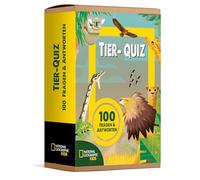 National Geographic Kids Tier-Quiz. 100 Fragen über Tiere für Quizfans und Tierfans (100 Fragen & Antworten) 100 Fragekarten in einer Aufbewahrungsbox; für Kinder AB 5 Jahren