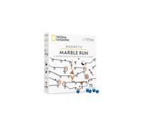 National Geographic Magnetic Marble Run: construccin de vstago de 75 piezas para nios y adultos con pista magntica y piezas de truco y canicas pa