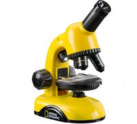 National Geographic Microscopio 40x-800x con Soporte para cámara de Smartphone y Accesorios para un fácil Inicio en el microscosmos