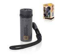 National Geographic Monocular 6x18 con revestimiento total, campo de 143 m | Vidrio BK 7, ligero 42 g, apto para usuarios con gafas, ocular twist up, ajuste dióptrico ± 5, funda y correa de mano
