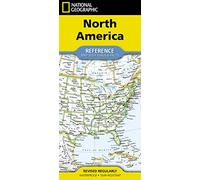 National Geographic North America Map (Folded with Flags and Facts) (National Geographic Reference Map)