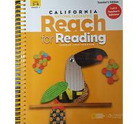 National Geographic: Reach for Reading, Grade 3, Units 3-4, Teacher's Edition, California Edition, Common Core Program, 9781305494428, 1305494423, 2017