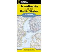 National Geographic Scandinavia and the Baltic States Map (Folded with Flags and Facts)