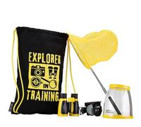 NATIONAL GEOGRAPHIC Set de Exploración para Niños: Kit de Aventura con Prismáticos, Brújula, Red de Captura, Lupa & Bolsa - ¡Aventura en la Naturaleza!