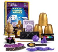 NATIONAL GEOGRAPHIC Set de Magia para Niños - 45 Trucos de Magia con Instrucciones en Video Paso a Paso de un Mago Profesional, Juguetes Educativos para Niños y Niñas