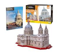 National Geographic - St Paul Catedral | Puzzle 3D Niños | Maquetas para Construir Adultos | Puzzle 3D Adultos | Regalos para Niños Puzzles 3D | 107 Piezas
