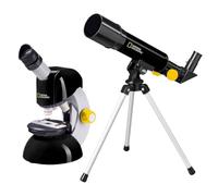 National Geographic Kit Iniciación de Telescopio + Microscopio Pack de Investigación