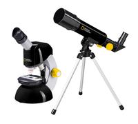National Geographic Kit Iniciación de Telescopio + Microscopio Pack de Investigación