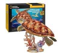 National Geographic - Tortuga Marina | Puzzle 3D | Maquetas para Montar | Regalo Niño 8 Años | Regalo Niña 8 Años | Manualidades Adultos | Puzzle Infantil | 31 Piezas