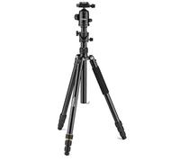National Geographic Travel Photo Tripod Kit with Monopod, 90° Column, Aluminium, 4-Sections, Twist Locks, Load up 8kg, Carrying Bag, Ball Head, Quick Release for Canon, Nikon, Sony