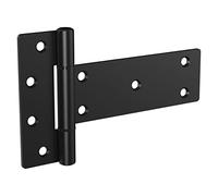 National Hardware Bisagra industrial en T N166-035 de 6 pulgadas en puerta negra