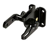 National Hardware N101-337 101.337 Pestillos automáticos para puerta, negro, 1 paquete