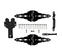 National Hardware N109-306 Kit de Puerta de bisagra de Correa de Lujo, Negro