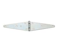 National Hardware N128-157 N128157 - Correa para bisagra ZN PLT 8IN, chapado en zinc, 8"
