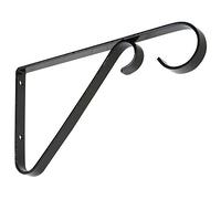 National Hardware N274-514 Soportes colgantes para plantas de 6 pulgadas, negro, sin tamaño