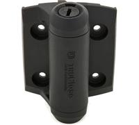 National Hardware N346-206 Tru-Close-Bisagra estrecha de puerta de resorte de cierre automático en negro, 3-13/16"x2-1/2
