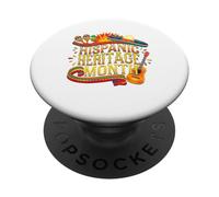 National Hispanic Heritage Month Celebrate For Men Women PopSockets PopGrip Adhesivo