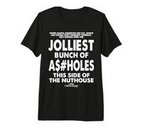 National Lampoon's Christmas Vacation Jolliest Bunch Text Camiseta Premium