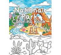 National Park Coloring Book for Kids: Simple Wildlife and Nature Scenes to Color from America's National Parks
