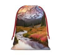 National Park Print - Bolsas de regalo reutilizables multiusos, elegantes bolsas de regalo para mujeres, bolsas de regalo de Navidad
