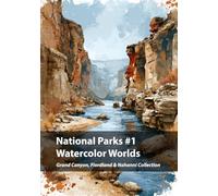 National Parks #1, Watercolor Worlds: Grand Canyon (United States), Fiordland (New Zealand) & Nahanni (Canada) Collection