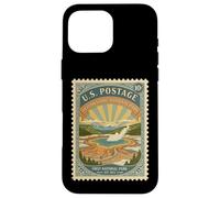 National Parks Bucket List Vintage Sellos Campamento Yellowstone Carcasa para iPhone 16 Pro MAX