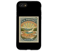 National Parks Bucket List Vintage Sellos Campamento Yellowstone Carcasa para iPhone SE (2020) / 7/8