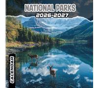 National Parks Calendar 2026-2027: 18 Month Planner To Keep You On Track from Sep 2026 to Dec 2027,Square 8.5 x 8.5 Inches Gift For Organizing & Planning