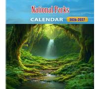 National Parks Calendar 2026-2027: 18 Month Planner To Keep You On Track from Sep 2026 to Dec 2027,Square 8.5 x 8.5 Inches Gift For Organizing & Planning