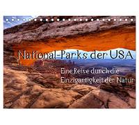 National-Parks der USA (Tischkalender 2026 DIN A5 quer), CALVENDO Monatskalender: Eine Reise durch die Einzigartigkeit der National-Parks der USA. Eine Auswahl von 12 bekannten Parks.