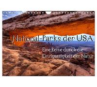 National-Parks der USA (Wandkalender 2026 DIN A4 quer), CALVENDO Monatskalender: Eine Reise durch die Einzigartigkeit der National-Parks der USA. Eine Auswahl von 12 bekannten Parks.