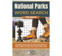 National Parks Word Search for Adults: A Relaxing Escape Into America’s Wild Places | 63 Easy-to-Read Puzzles with 945 Words | Featuring Wildlife, ... (Elz Zup Signature Word Searches Series)