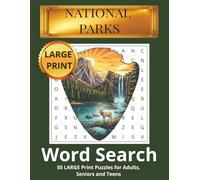 National Parks Word Search Puzzle Book: Relaxing Word Searches About Camping, Hiking, Wildlife & America’s Most Beautiful Parks | 8.5×11 Inches | 110 ... Fun (Outdoor Adventure Puzzle Series)
