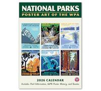 National Parks WPA - Calendario de pared 2026, mensual de enero a diciembre, 8.75 x 12 pulgadas