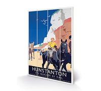 National Railway Museum SW12708P Hunstanton- Impresión sobre Madera, 40 x 59 cm, diseño de Horse Riding by Frank Newbould, Multicolor, 40 x 59 x 1,2 cm