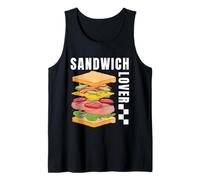 National Sandwich Day Funny Fast Food Lover Ham and Cheese Camiseta sin Mangas