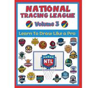 National Tracing League - Volume 3: Basketball Tracing Book for Kids | Sports Logo Tracing Practice, Fine Motor Skill Development, and Drawing Fun for Boys and Girls