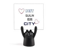 National Travel City Guilin - Soporte para notas, diseño de gato negro