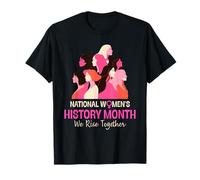 National Women’s History Month 2026 We Rise Together Camiseta
