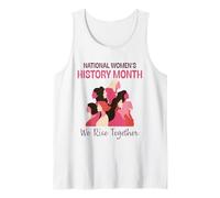 National Women’s History Month 2026 We Rise Together Camiseta sin Mangas